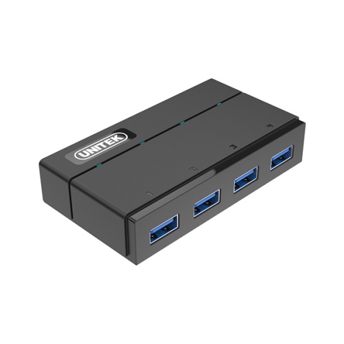 Unitek Y-HB03001 USB3.0 4-Port Hub Incl 12VA2A Power Adaptor